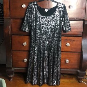 LuLaRoe 2XL Nicole dress elegant collection